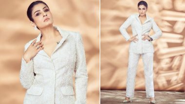 Raveena Tandon Exudes Boss Lady Vibes in Stunning White Pantsuit (View Pics)