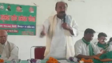 ‘Brahmins Originated in Russia, They Are Trying To Divide Us and Rule,’ Says RJD Leader Yaduvansh Kumar Yadav (Watch Video)