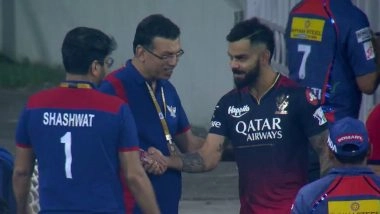 Virat Kohli Engages in Candid Chat With Lucknow Super Giants Owner Sanjiv Goenka Following LSG vs RCB IPL 2023 Clash (See Pic)