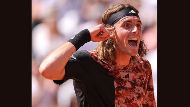Roberto Carballes Baena vs Stefanos Tsitsipas, French Open 2023 Live Streaming Online: How to Watch Live TV Telecast of Roland Garros Men’s Singles Second Round Tennis Match?