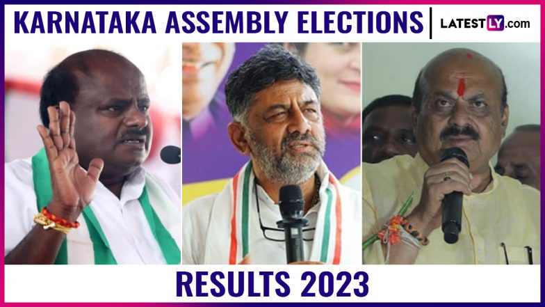 Karnataka Election Results 2023 Latest News Updates: Congress Crosses Majority Mark by Securing Lead on 114 Seats