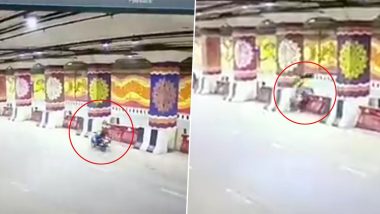 Delhi Bike Accident Video: Biker Dies in Tragic Accident in Pragati Maidan Tunnel