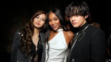 BTS V aka Kim Taehyung, BLACKPINK’s Lisa and Naomi Campbell Click an Epic Snap Together in Stunning Outfits