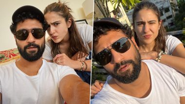 Vicky Kaushal and Sara Ali Khan Treat Fans With a Series of Goofy Selfies (View Pics)