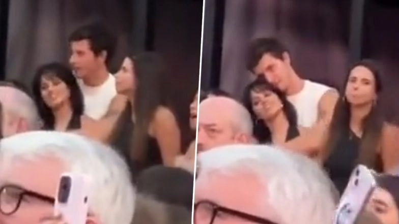 Shawn Mendes and Camila Cabello's Affectionate Display Steals the Spotlight at Taylor Swift's Eras Tour Show (Watch Video)