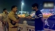 'Your Parents May Not Be Worried About You, But We Are', UP Police Inspector Teaches a Lesson To YouTuber Performing Bike Stunts for Instagram Reels As He Seizes Motorcycle (Watch Video)