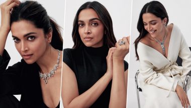 Deepika Padukone Stuns for Cartier Shoot As Ambassador in Classy Black and White Outfits With Elegant Jewellery (View Pics)