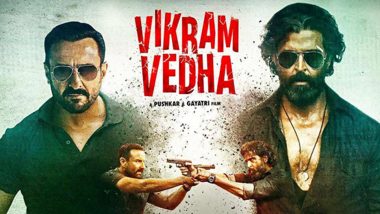 Vikram Vedha OTT Release: Hrithik Roshan, Saif Ali Khan's Film to Arrive on Jio Cinema on May 12