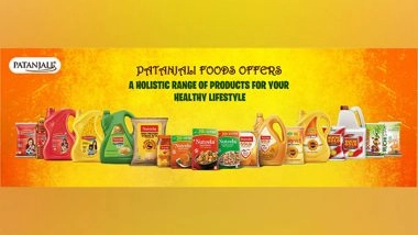Business News | Patanjali Foods to Set Up Food Processing Unit in Telangana's Nalgonda District