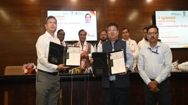 Business News | Assam Gas Company, Oil India Sign Agreement for Piped Natural Gas Supply