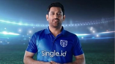 Business News | Loyalty Reward Technology Facilitator Enigmatic Smile Launches Single.id with Its First Ad Film Featuring Ace Cricketer MS Dhoni