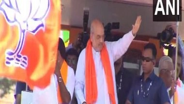 India News | Karnataka Assembly Polls: Amit Shah Holds Roadshow in Tumkuru