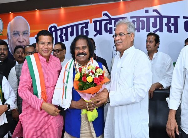 Tribal Leader Nand Kumar Sai Joins Congress in Chhattisgarh Day After Parting Ways with BJP