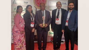 Business News | Peptech Biosciences Ltd. Wins Prestigious ABSA 2023 Award for Emerging Company in Bio-Agri Inputs on April 26, 2023, at Hotel Park Hyatt Hyderabad, India