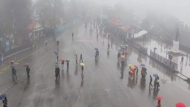 India News | IMD Issues Orange Alert as Heavy Rain Lashes Shimla