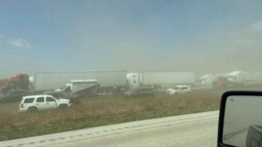 World News | US: Six Killed, over 30 Injured as Dust Storm Sweeps Through Illinois