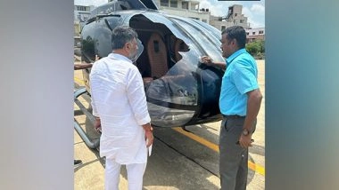 India News | K'taka Cong Chief's Chopper Suffers a Bird-hit Near Hosakote