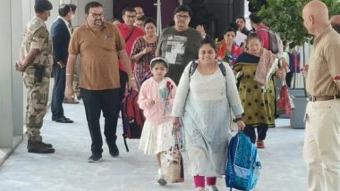 World News | Operation Kaveri: Flight with 231 Indian Nationals Onboard Lands in Ahmedabad