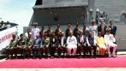World News | Rajnath Singh Hands over Fast Patrol Vessel, Landing Craft Assault Ship to Maldives