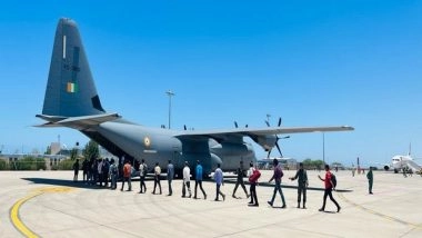 World News | Operation Kaveri: 18th Batch of Indian Evacuees Depart Port Sudan for Jeddah