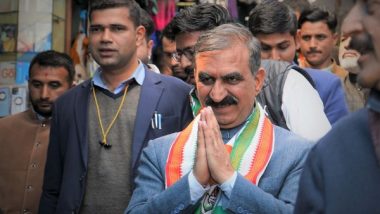 India News | Shimla Municipal Corporation Polls: Himachal Pradesh CM Sukhu Casts Vote in Chhota Shimla Ward