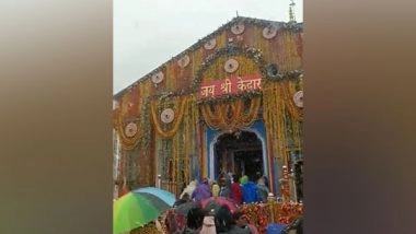 India News | Kedarnath Yatra Halted for Tomorrow Amid Incessant Snowfall, Orange Alert