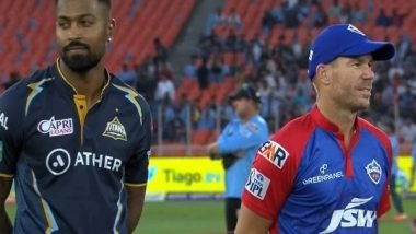 Sports News |  IPL 2023: Delhi Capitals Win Toss, Opt to Bat Against Gujarat Titans