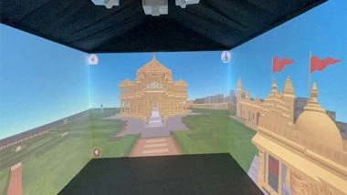 India News | Gujarat Govt Creates 3D Cave of Somnath Temple in Delhi