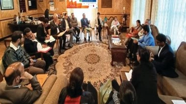 India News | Central Team Visits Kashmir University to Discuss Preparations for Youth20 Consultation