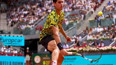 Sports News | Madrid Open: Carlos Alcaraz Marches Past Alexander Zverev to Reach Quarterfinals