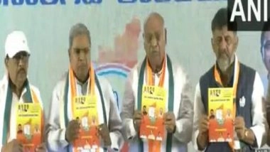 India News | Congress' Karnataka Manifesto Promises to Raise Quota Limit to 75 Pc; Talks of Decisive Action Against 'hatred' Naming PFI, Bajrang Dal