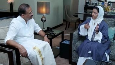 World News | MoS Muraleedharan Meets Saudi Yoga Committee President in Riyadh