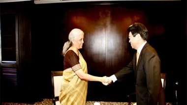 Business News | FM Sitharaman Meets Japan Bank for International Cooperation's Governor in Incheon