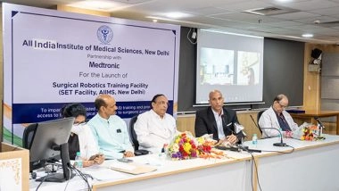 Business News | AIIMS and Medtronic Partner to Launch New Surgical Robotics Training Center at AIIMS, New Delhi