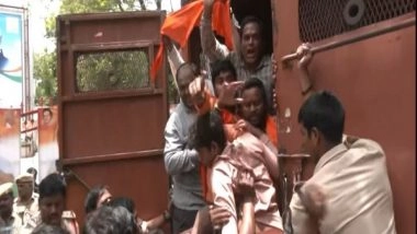 India News | Bajrang Dal Detained in Hyderabad for Protesting Against Congress' Karnataka Manifesto