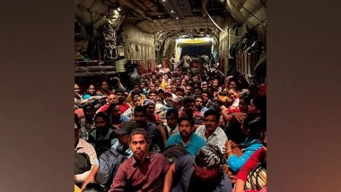 World News | Operation Kaveri: 22nd Batch of 135 Indians Departs from Port Sudan for Jeddah