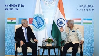 World News | EAM Jaishankar Holds Talks with SCO Secretary-General Zhang Ming as Foreign Ministers' Meet Begins in Goa