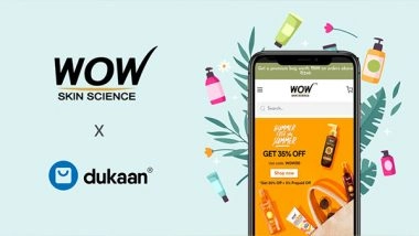 Business News | WOW Skin Science, Shopify India's Top Customer, Shifts to Dukaan