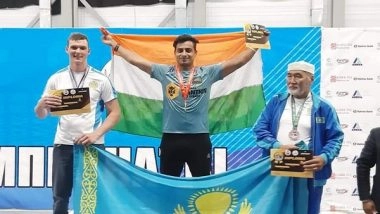 Sports News | JSP-supported Para-athlete Shrimant Jha Wins Silver Medal at Asian Para-Arm Wrestling Championship