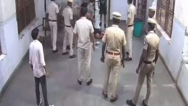 India News | Tillu Tajpuriya Killing: Fresh CCTV Visuals of Tihar Jail Show Gangster Being Stabbed in Front of Policemen