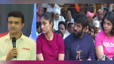 Sports News | Let Them Fight Their Battle, Hopefully It Will Be Resolved: Sourav Ganguly on Wrestlers' Protest