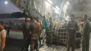 World News | IAF C-17 Undertakes 24-hour Special Tactical Operation to Rescue Indians from Sudan
