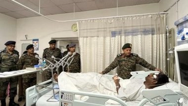 India News | J-K: Northern Army Commander Visits Udhampur Hospital, Interacts with Pilots Injured in Chopper Crash