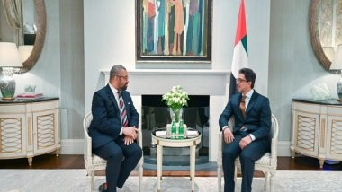 World News | UAE Vice President Mansour Bin Zayed Meets British Foreign Secretary James Cleverly