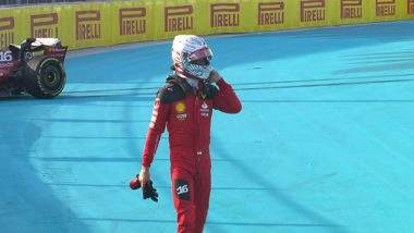 Sports News | Miami Grand Prix: Red Bull's Verstappen Sets Fastest Lap; Leclerc's Ferrari into Barriers