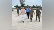 India News | Defence Minister Rajnath Singh Arrives in Jammu to Review Situation Amid Ongoing Encounter in Rajouri