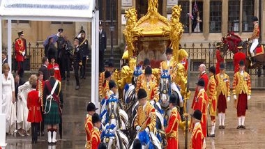World News | Royals Parade Back to Buckingham Palace After King Charles III Coronation Concludes