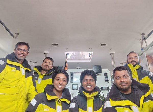 India News | Indian Naval Vessel Tarini on Return Passage to India After Six-month-long Expedition