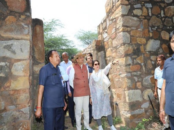 India News | Delhi LG Visits Mehrauli Archeological Park, Instructs Officials to Work on Time-bound Restoration Around Site - Vimarsana News
