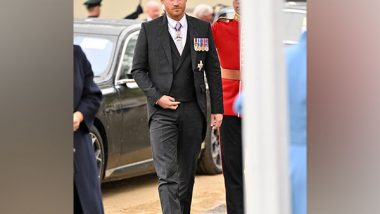 Entertainment News | Prince Harry Wears Dior Custom-designed Suit with Medals for King Charles III's Coronation